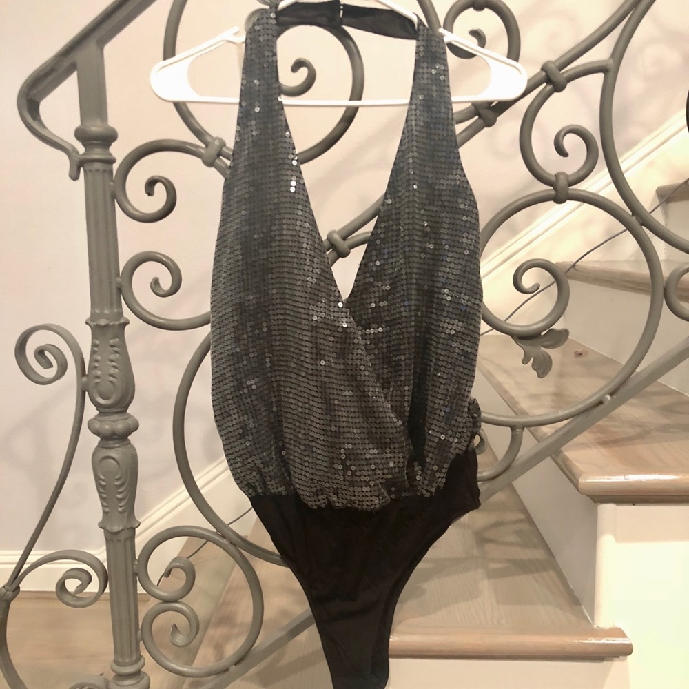 Marciano Sequined  bodysuit